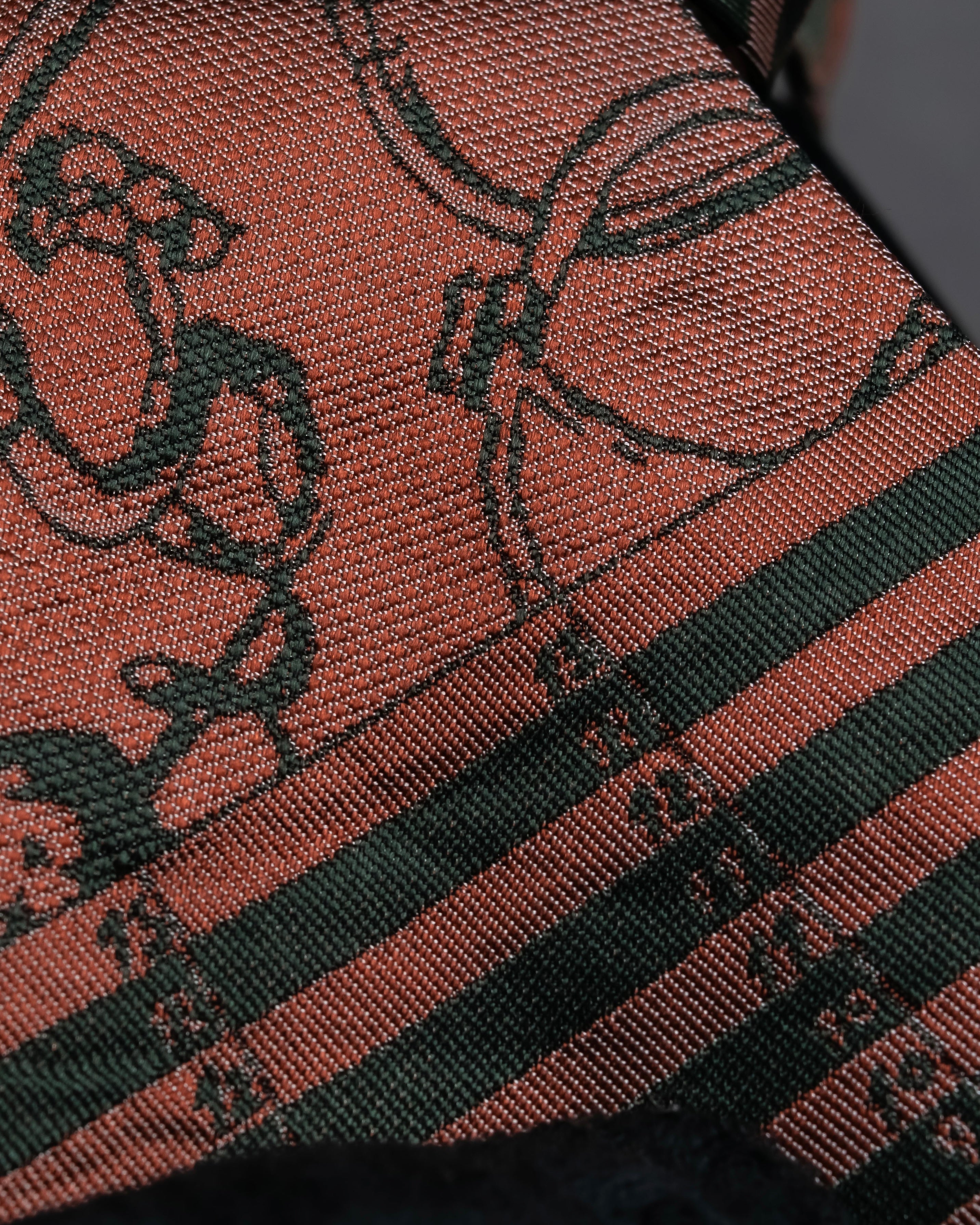 "JEAN PAUL GAULTIER HOMME" Drawing camouflage design silk neck tie