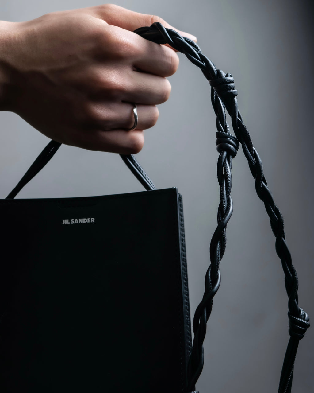 "JIL SANDER" tangle small square shoulder bag