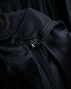 "ISSEY MIYAKE" Ribbon belt design pleats skirt