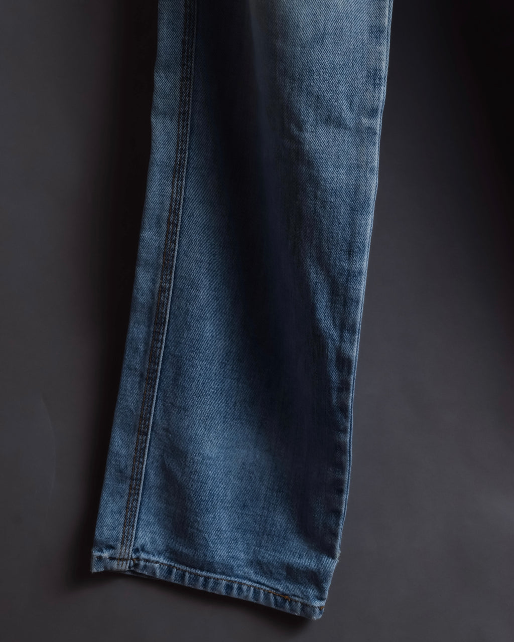 "JEAN PAUL GAULTIER JEANS" Beautiful fade button fly straight denim