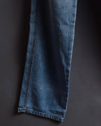 "JEAN PAUL GAULTIER JEANS" Beautiful fade button fly straight denim