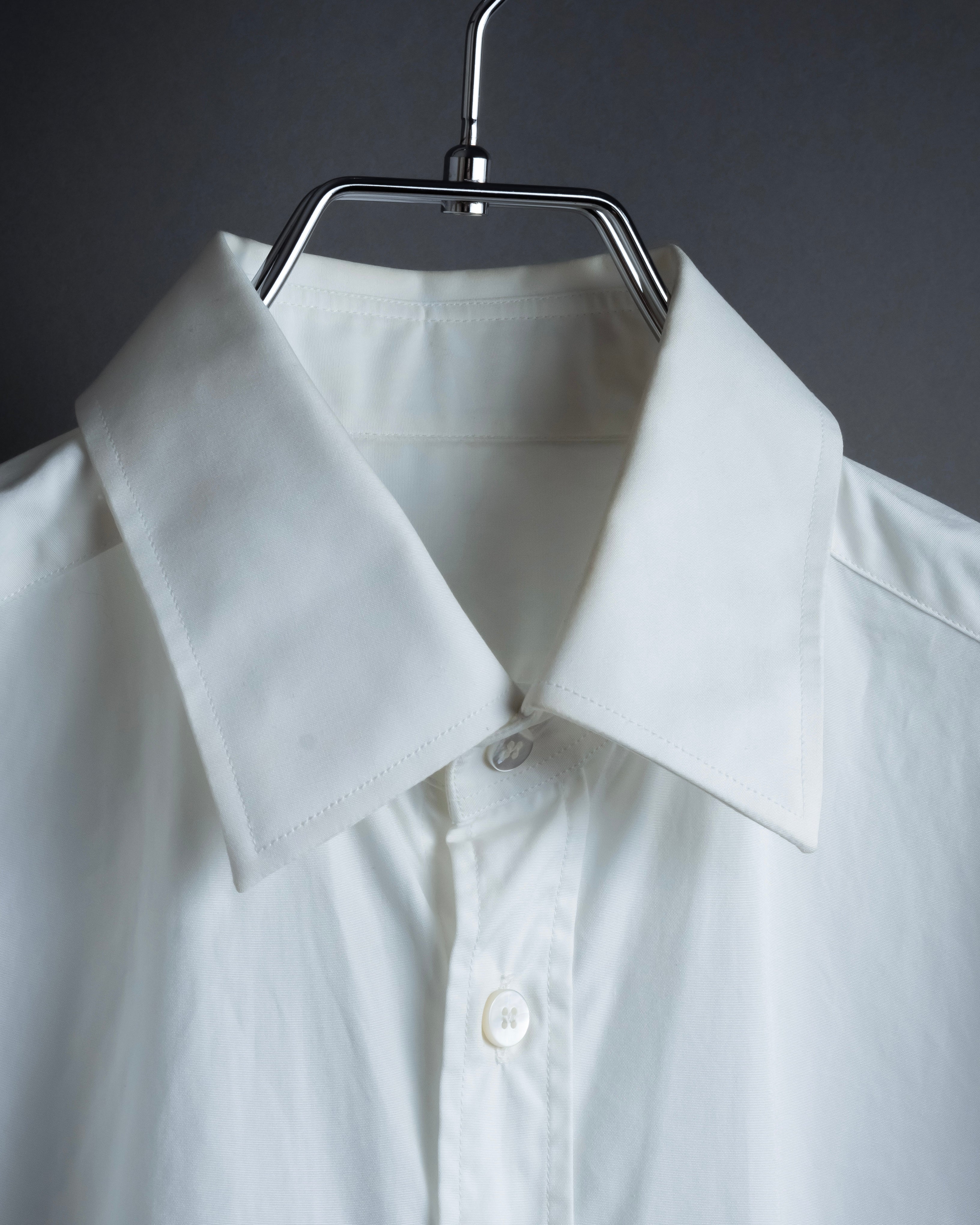 "MAISON MARGIELA" 20AW Long cuff design cotton white shirt
