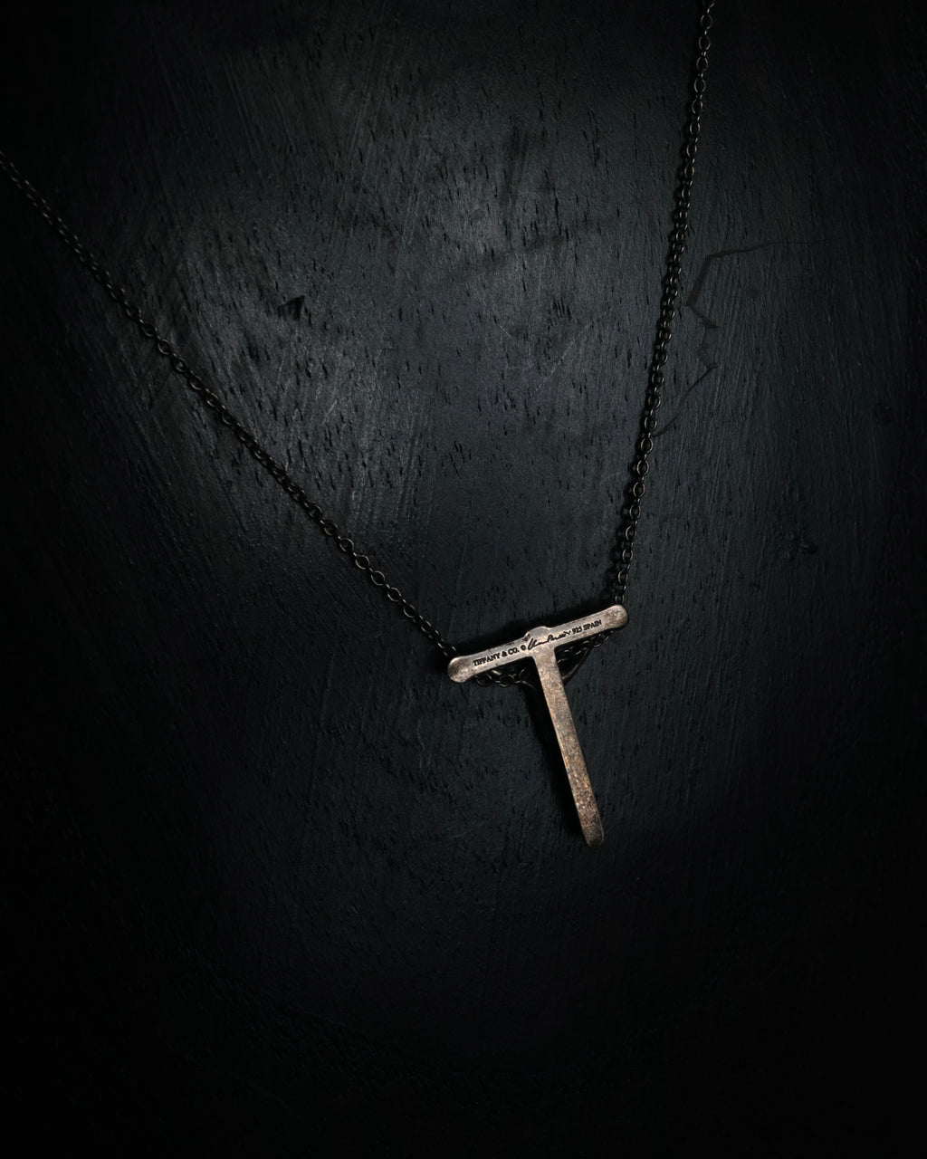 “TIFFANY & CO.” 90’s-00’s Peretti sculpted crucifix pendant