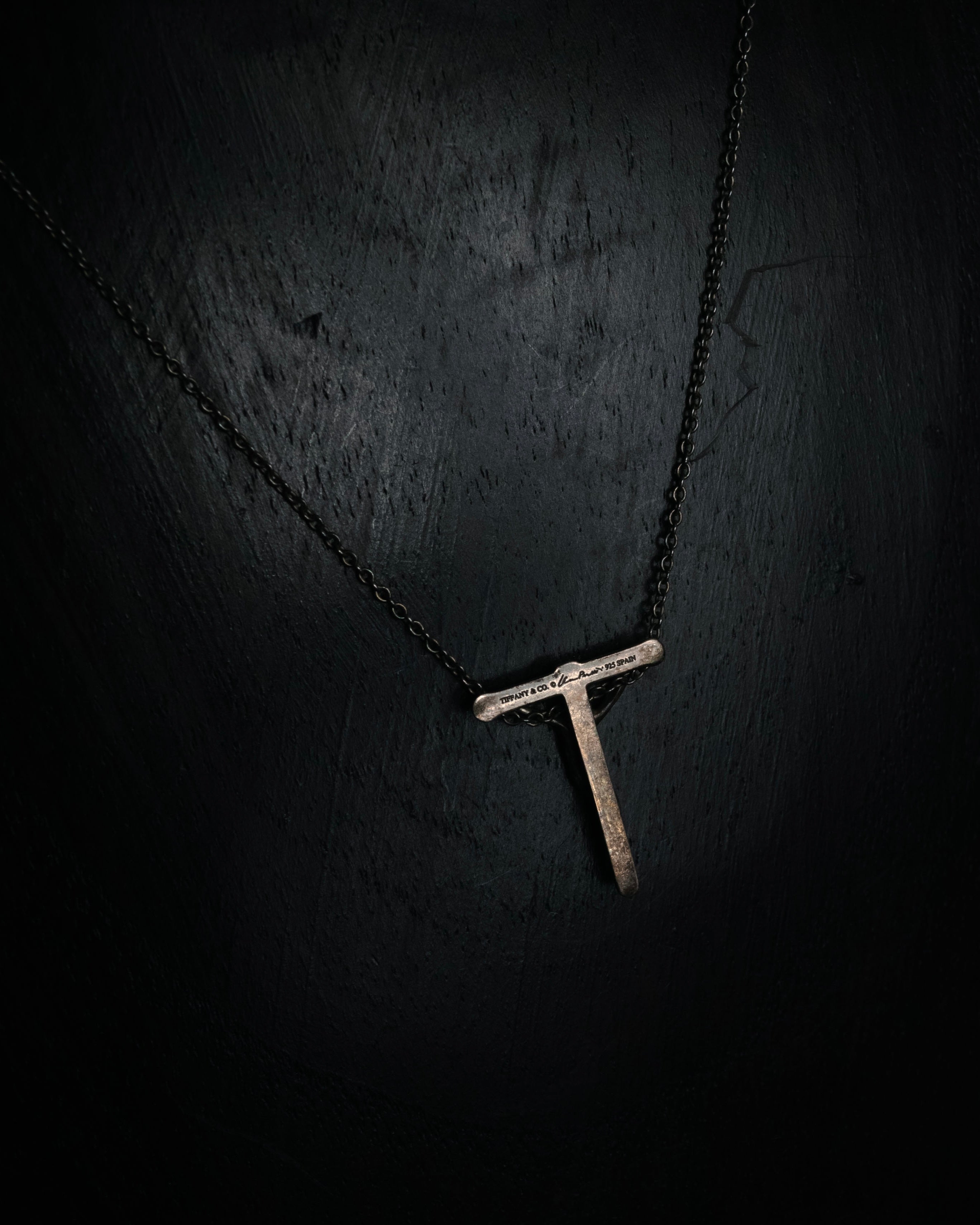“TIFFANY & CO.” 90’s-00’s Peretti sculpted crucifix pendant
