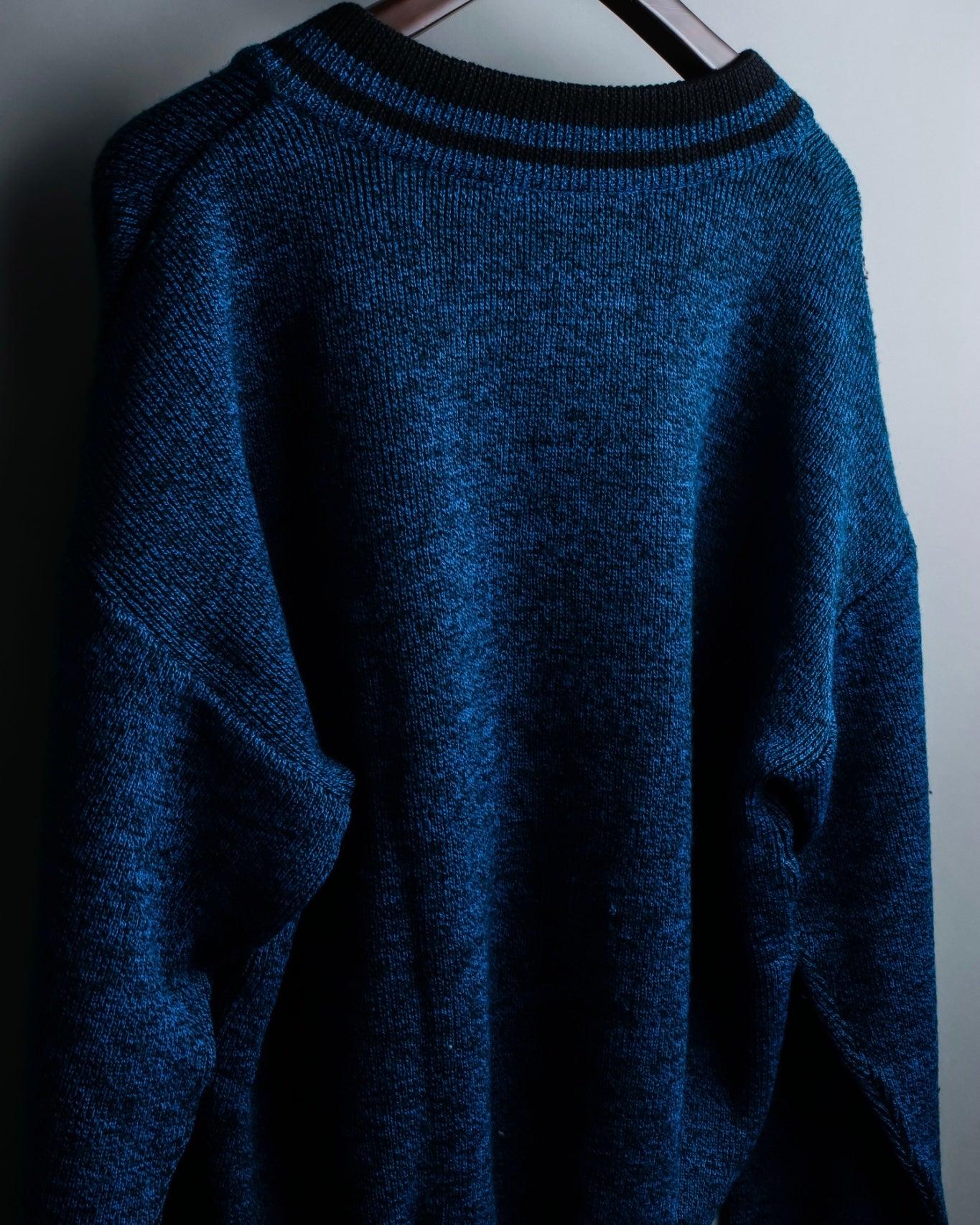 "Christian Dior Sport" V-neck oversized rib knit