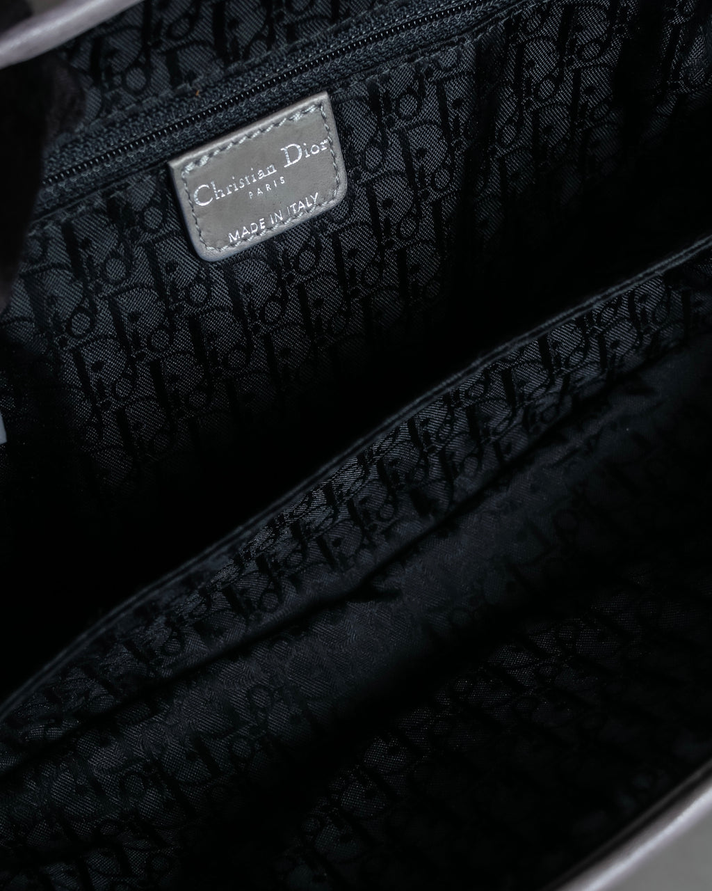 "Christian Dior" John Galliano period Gathering design leather hand bag