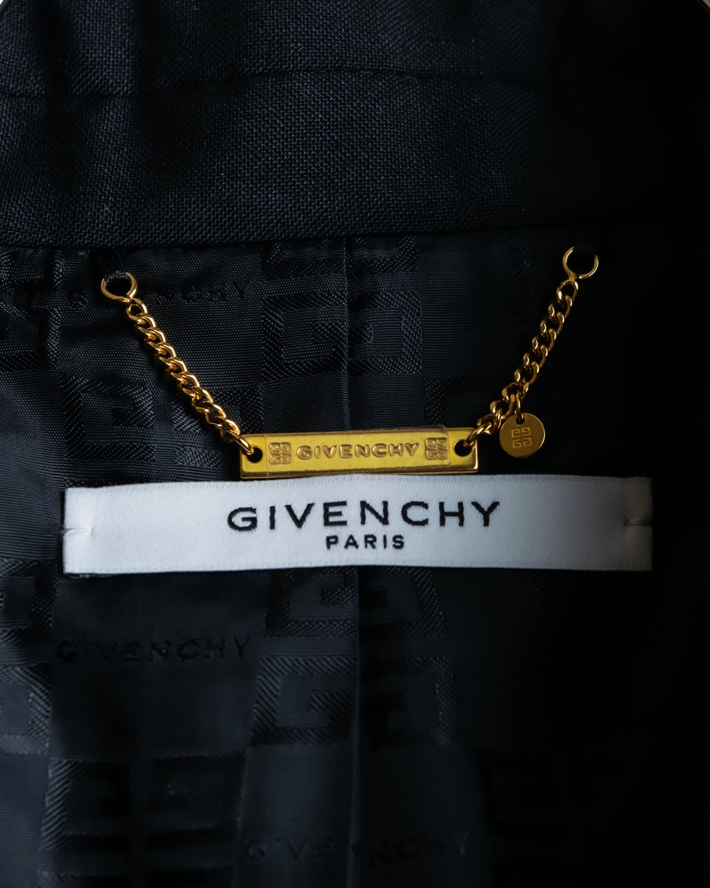 "GIVENCHY" Peak lapel tailored jacket & easy slacks set up