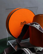 "HERMES" Camel brown color leather bangle