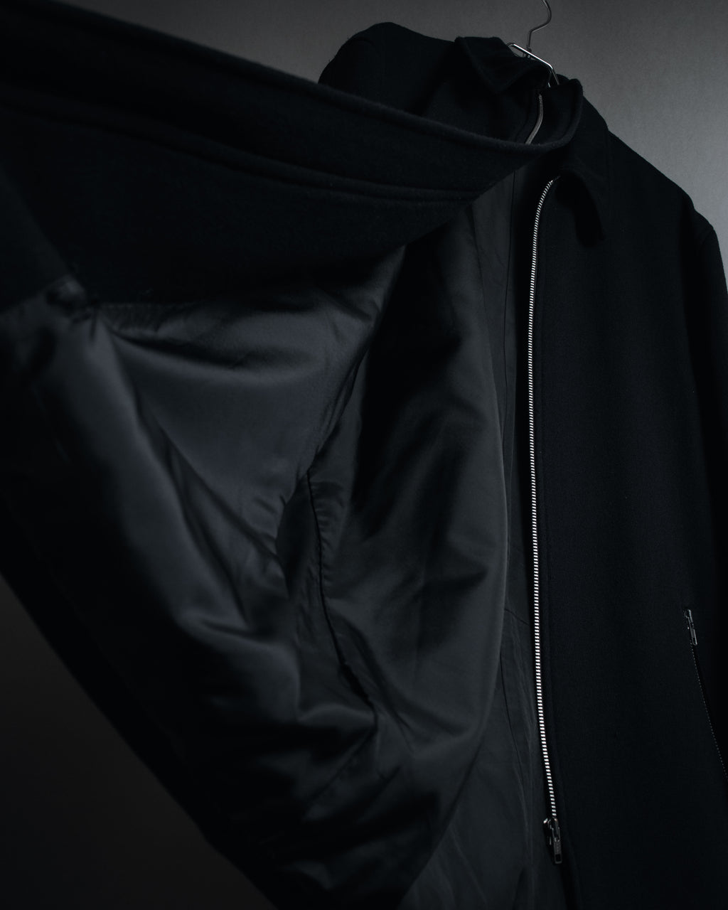 "COMME des GARÇONS HOMME"
96AW Thick wool zip-up coat