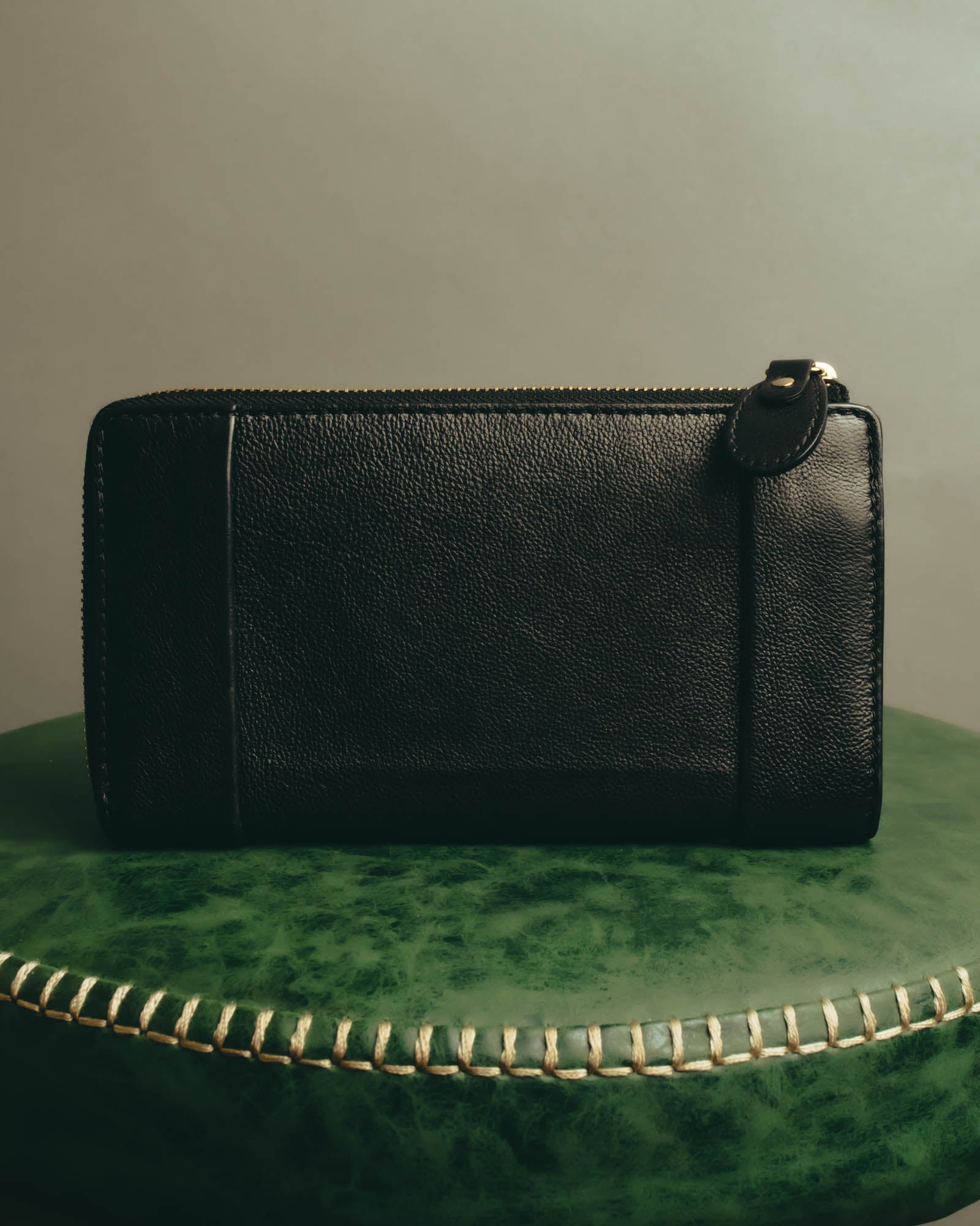 "Chloé" 2010's Black leather long wallet