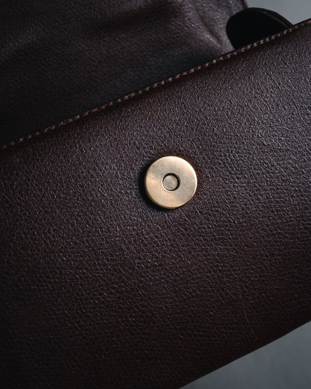 "Max Mara" Structured top handle leather shoulder bag