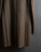 "MAISON MARGIELA" 13AW structured mid-length tailored coat