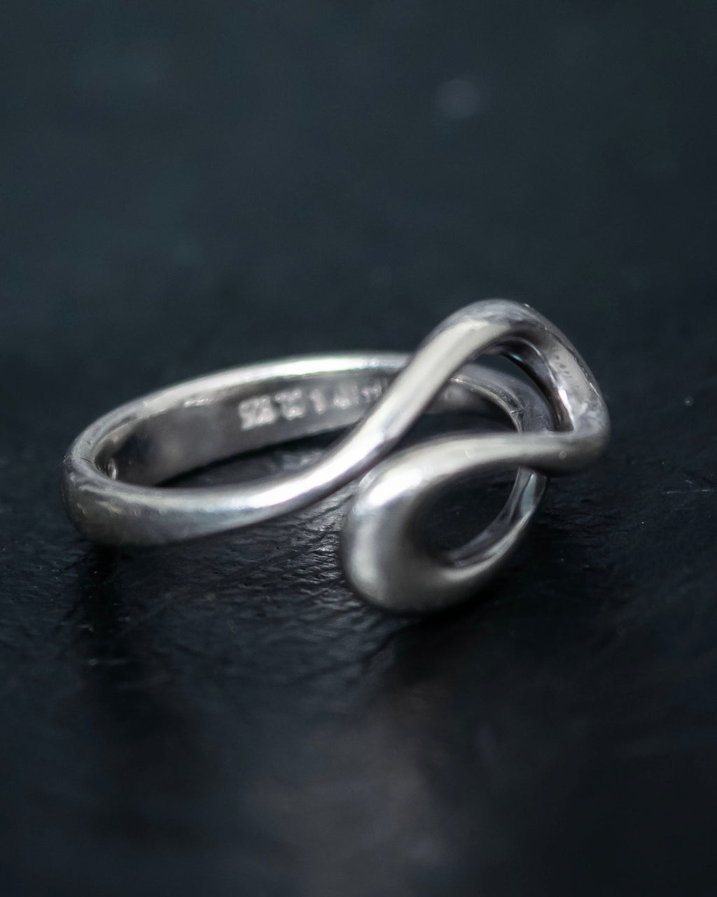 "Tiffany&Co" Elsa Peretti open wave ring