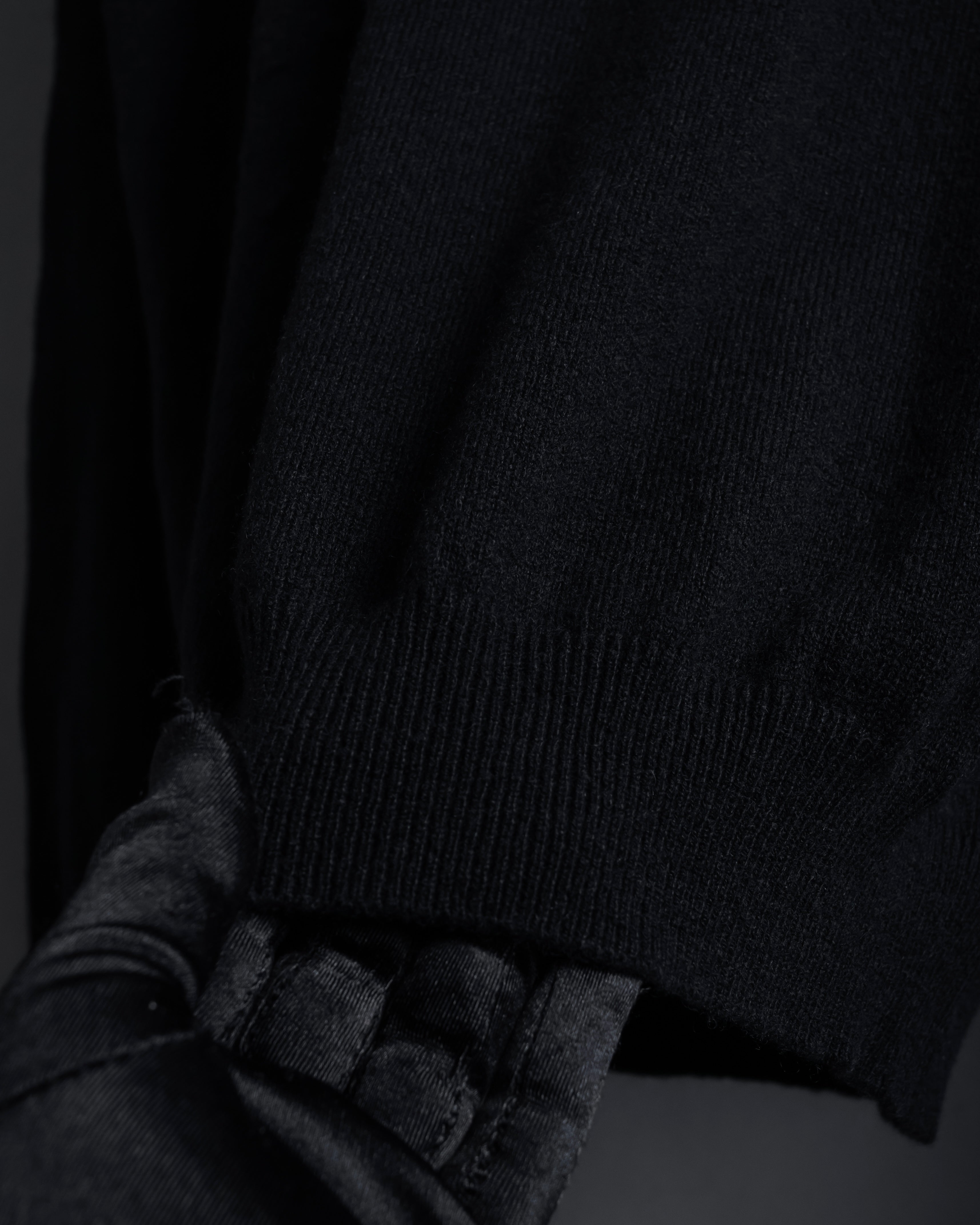 "PRADA" High-gauge folded turtleneck knit