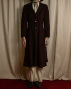 -SPECIAL- "JEAN PAUL GAULTIER"
 1990's-00's Gathered tuck shape design long coat
