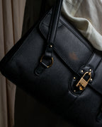 "Salvatore Ferragamo" Key-shaped Gancini motif design leather bag