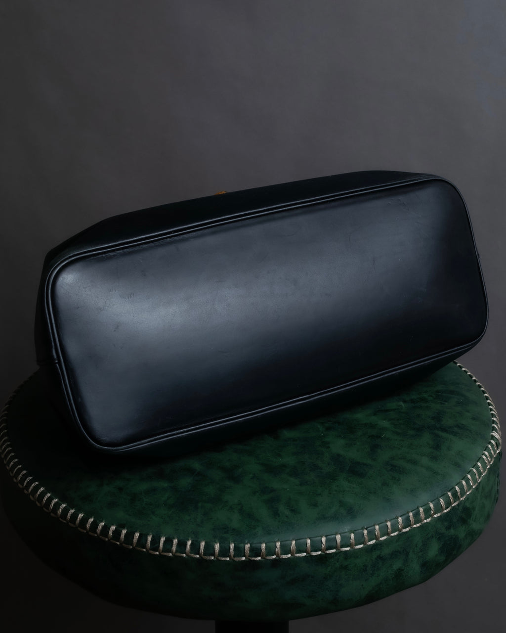 "GUCCI" Vintage gold metal fittings mini doctor bag