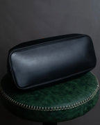 "GUCCI" Vintage gold metal fittings mini doctor bag