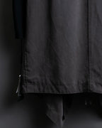 “DOUBLE STANDARD CLOTHING” Designed sleeve hooded middle coat