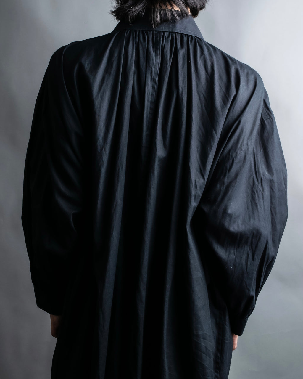 "YVES SAINT LAURENT" Black mode style shirt coat