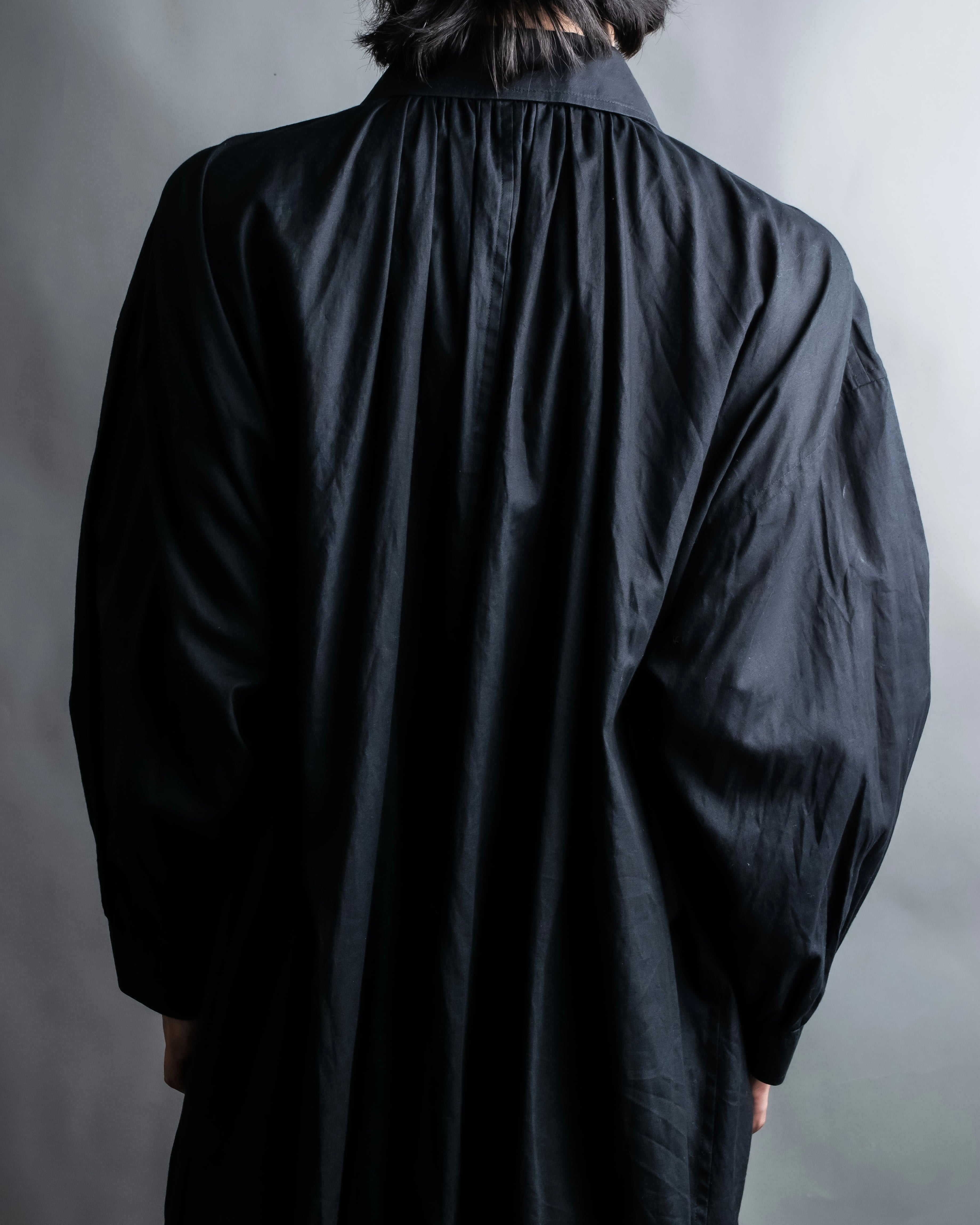 "YVES SAINT LAURENT" Black mode style shirt coat