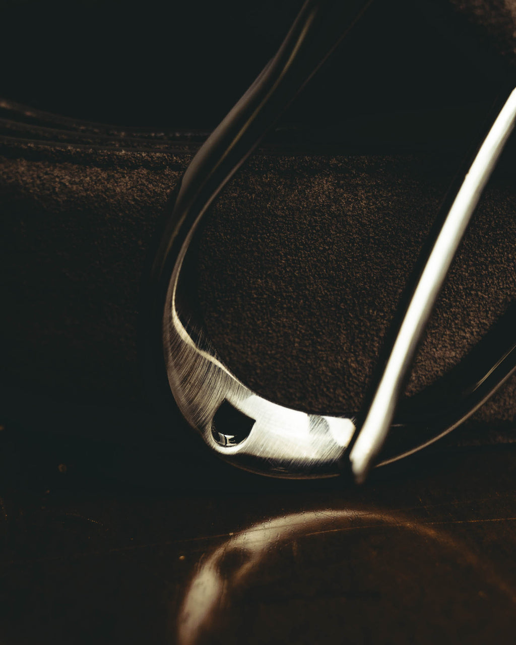 "Ermenegildo Zegna" 90's–00's brown suede leather belt