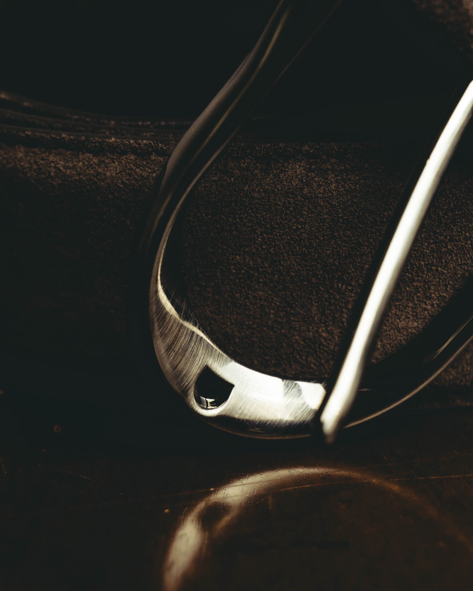 "Ermenegildo Zegna" 90's–00's brown suede leather belt