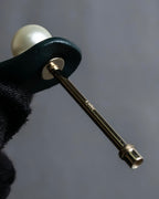 "Christian Dior" Pearl iconic design leather bracelet