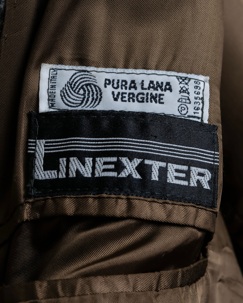 "Vintage houndstooth oversized tweed chester coat"