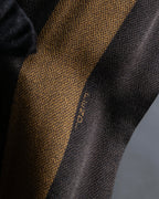 "FENDI" Two-tone striped fur docking stole