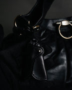 –SPECIAL– "Salvatore Ferragamo"
00’s Gancini ring-gathered nappa 2way bag