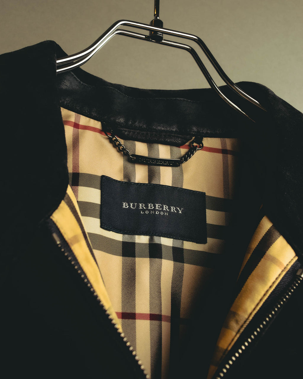 "BURBERRY LONDON" 00's–10's classic zip-up blouson jacket