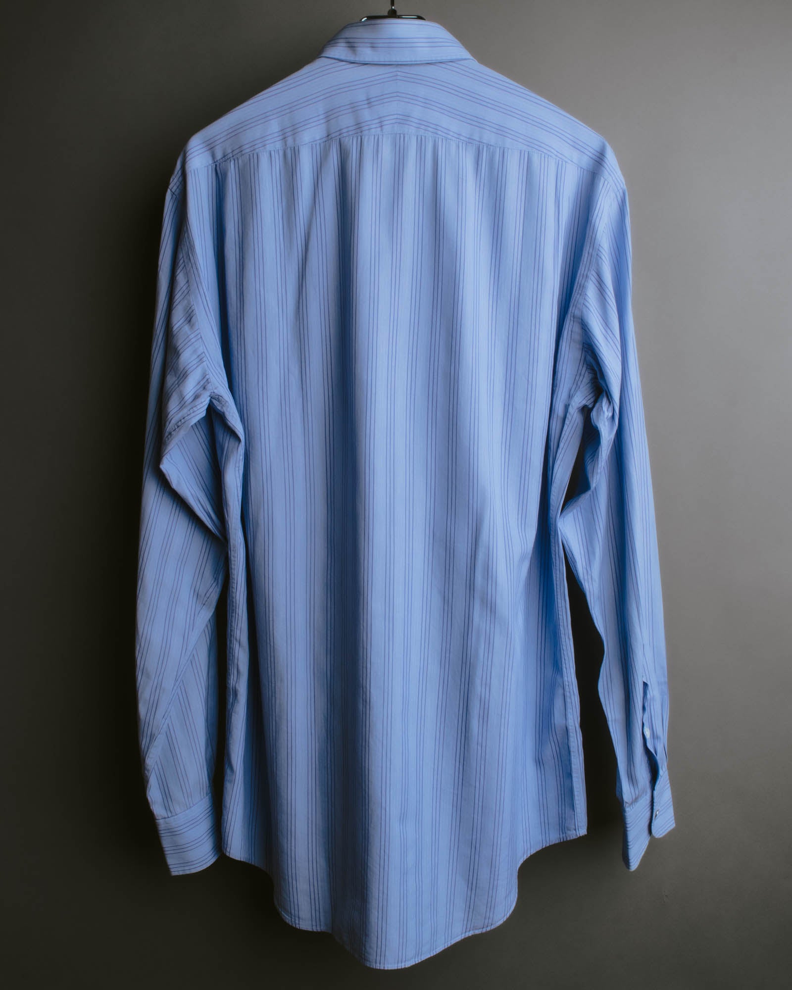 "Hermès" 90's-00's Striped cotton button-down shirt