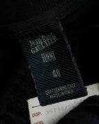 "JEAN PAUL GAULTIER MAILLE FEMME" Sheer shirring design design half pants