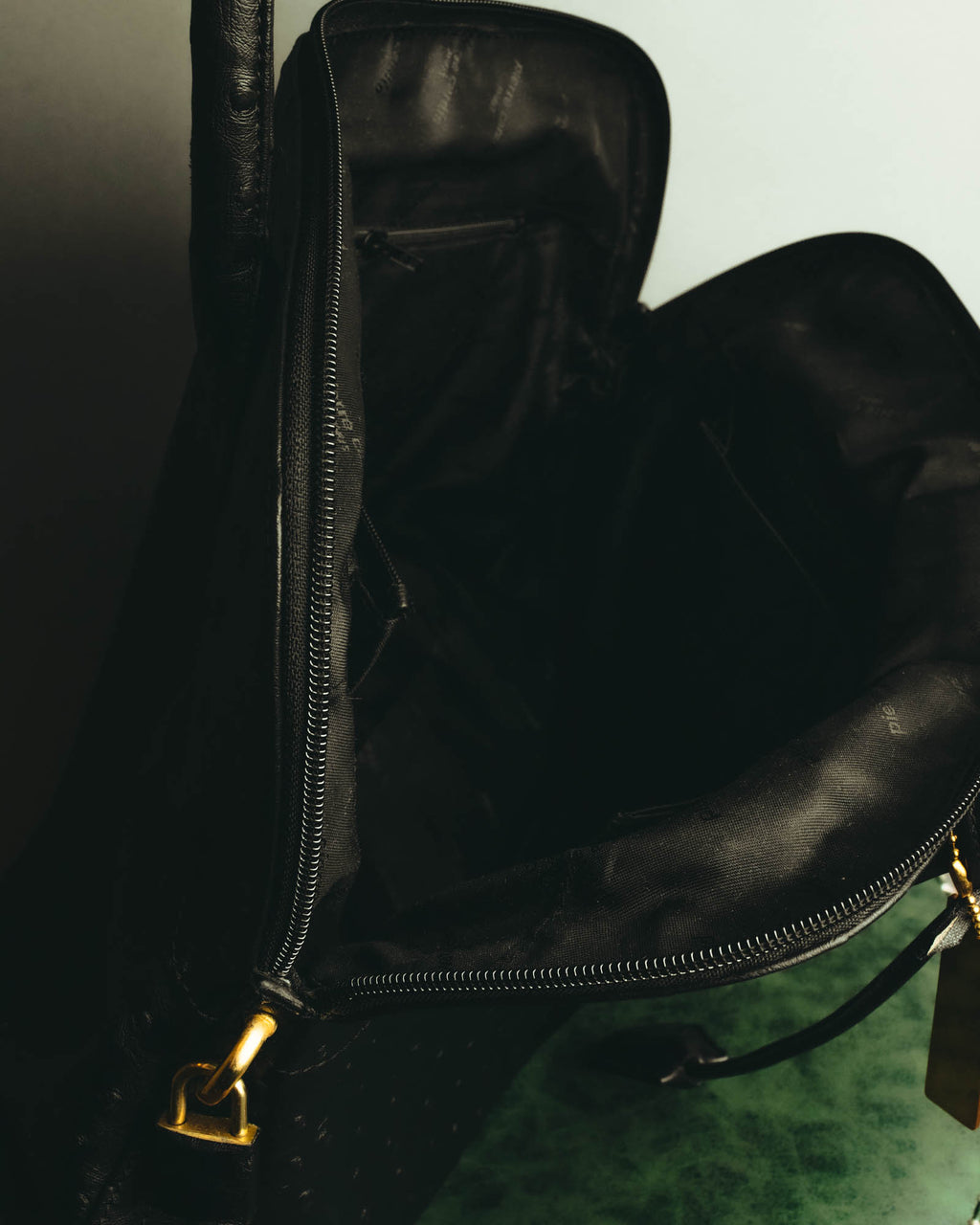 “Pierre Cardin” 80’s-90’s Ostrich leather top handle bag