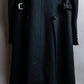 "GUCCI" Asymmetrical front detail high neck coat