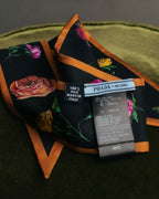 "PRADA" 2020's Floral silk skinny scarf