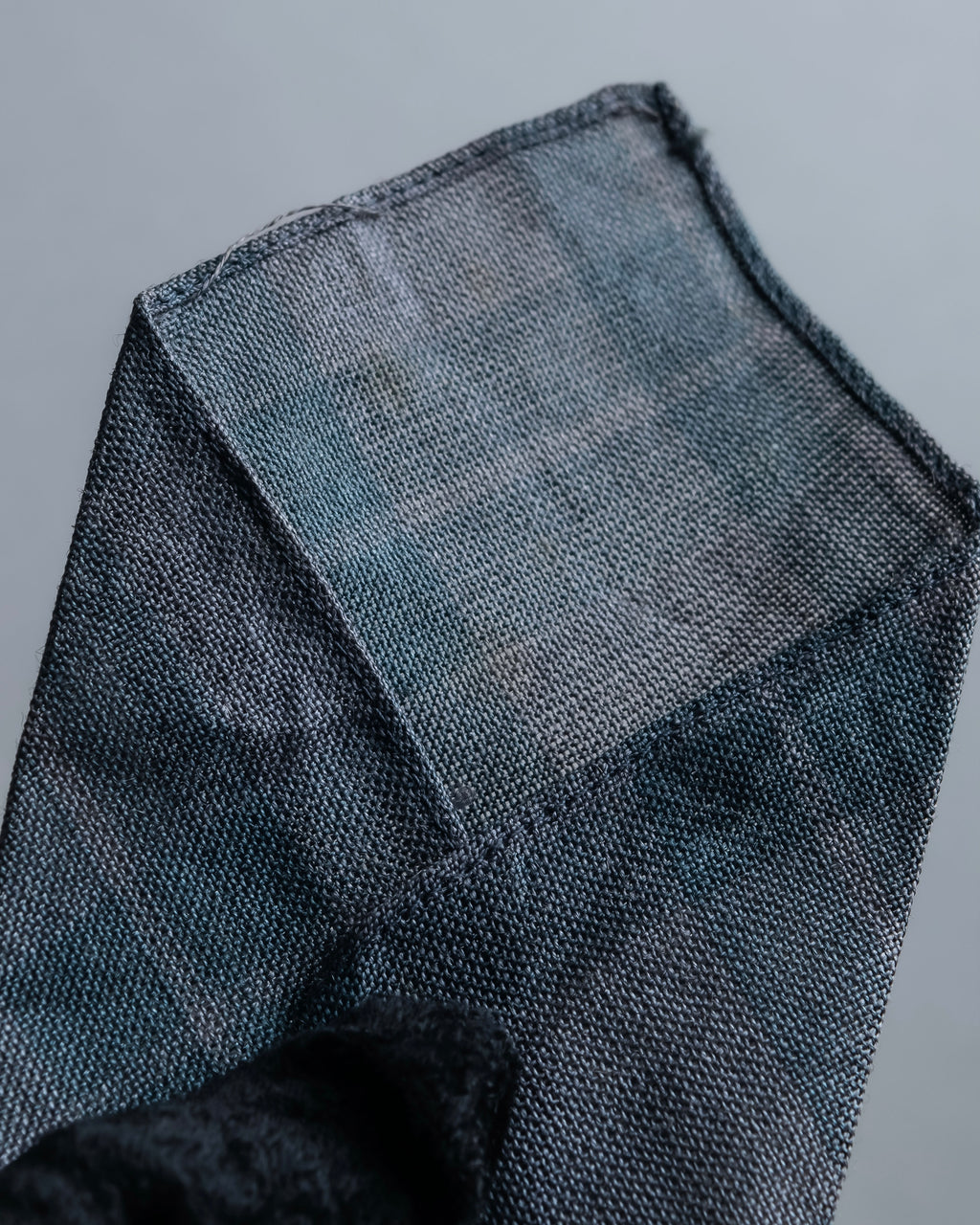 "COMME des GARCONS HOMME" Argyle check sheer necktie