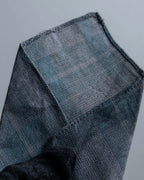 "COMME des GARCONS HOMME" Argyle check sheer necktie