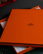 "HERMES" Carre 90 volt et pirouette silk scarf