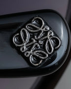 "LOEWE" Anagram logo engraved oval sunglasses