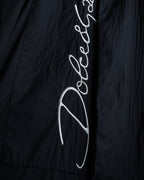 "Dolce & Gabbana" Logo embroidered tie design dress shirt