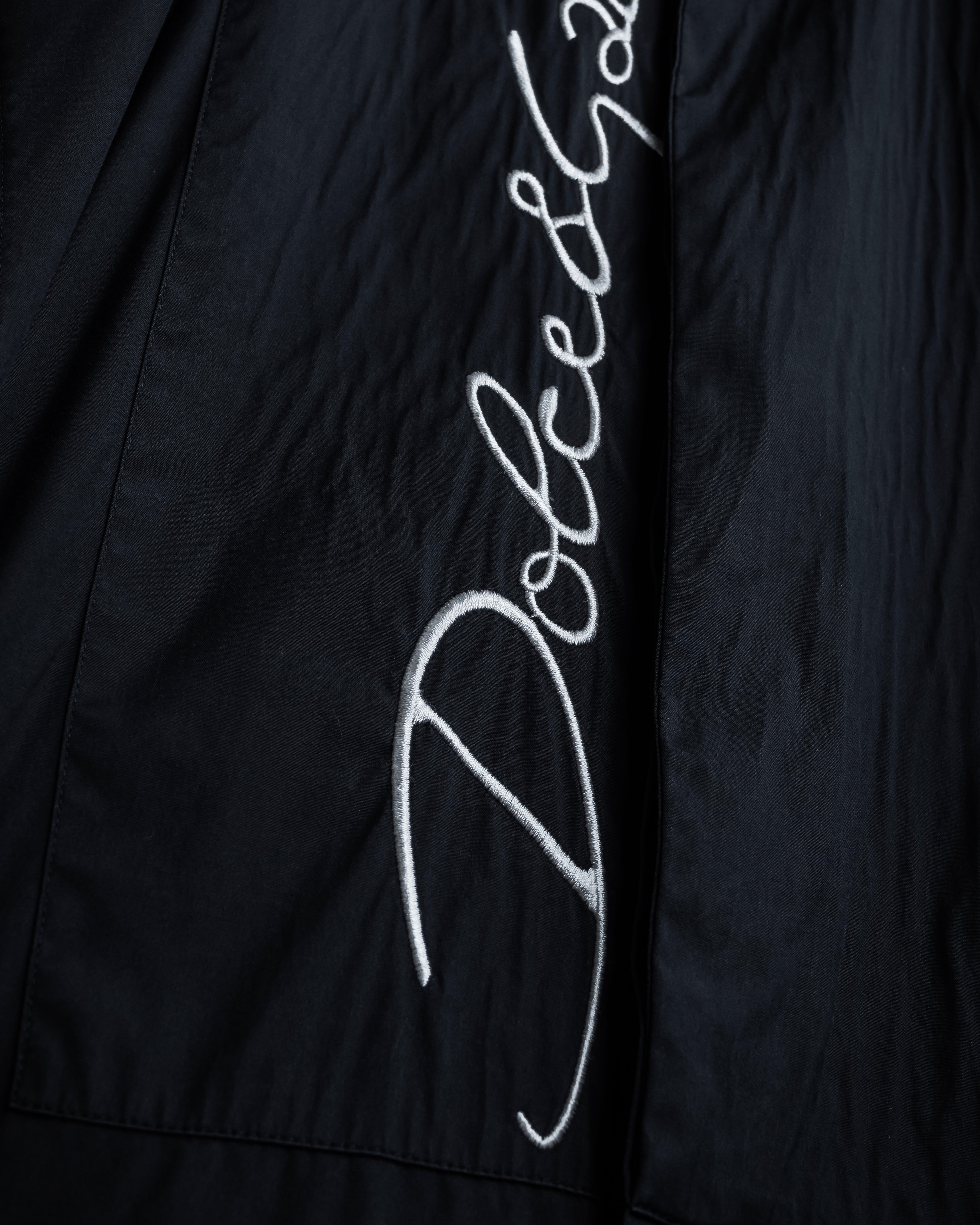 "Dolce & Gabbana" Logo embroidered tie design dress shirt