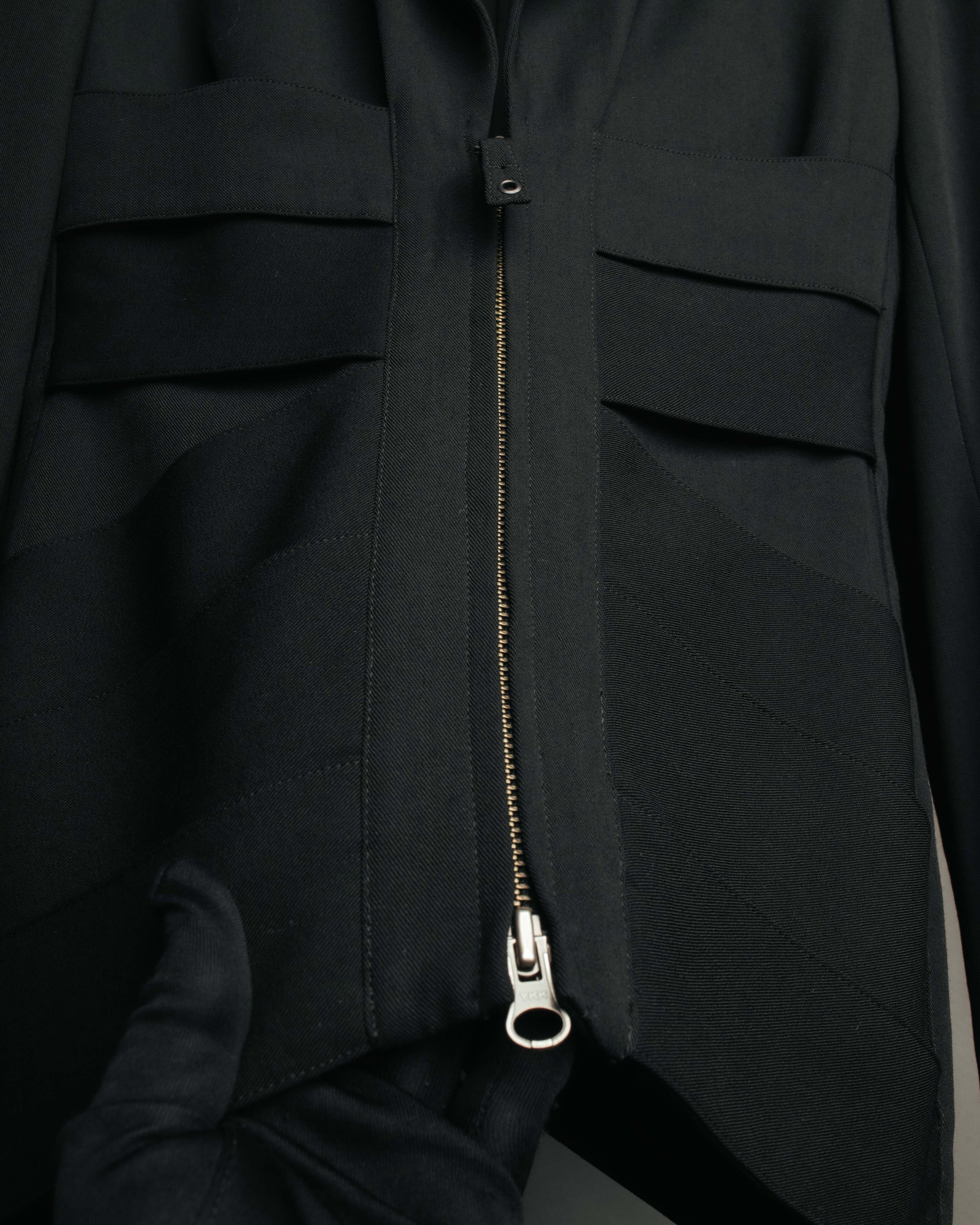-SPECIAL- “Jean Paul GAULTIER FEMME” 2005-2011 Corset lace-up tailored zip jacket