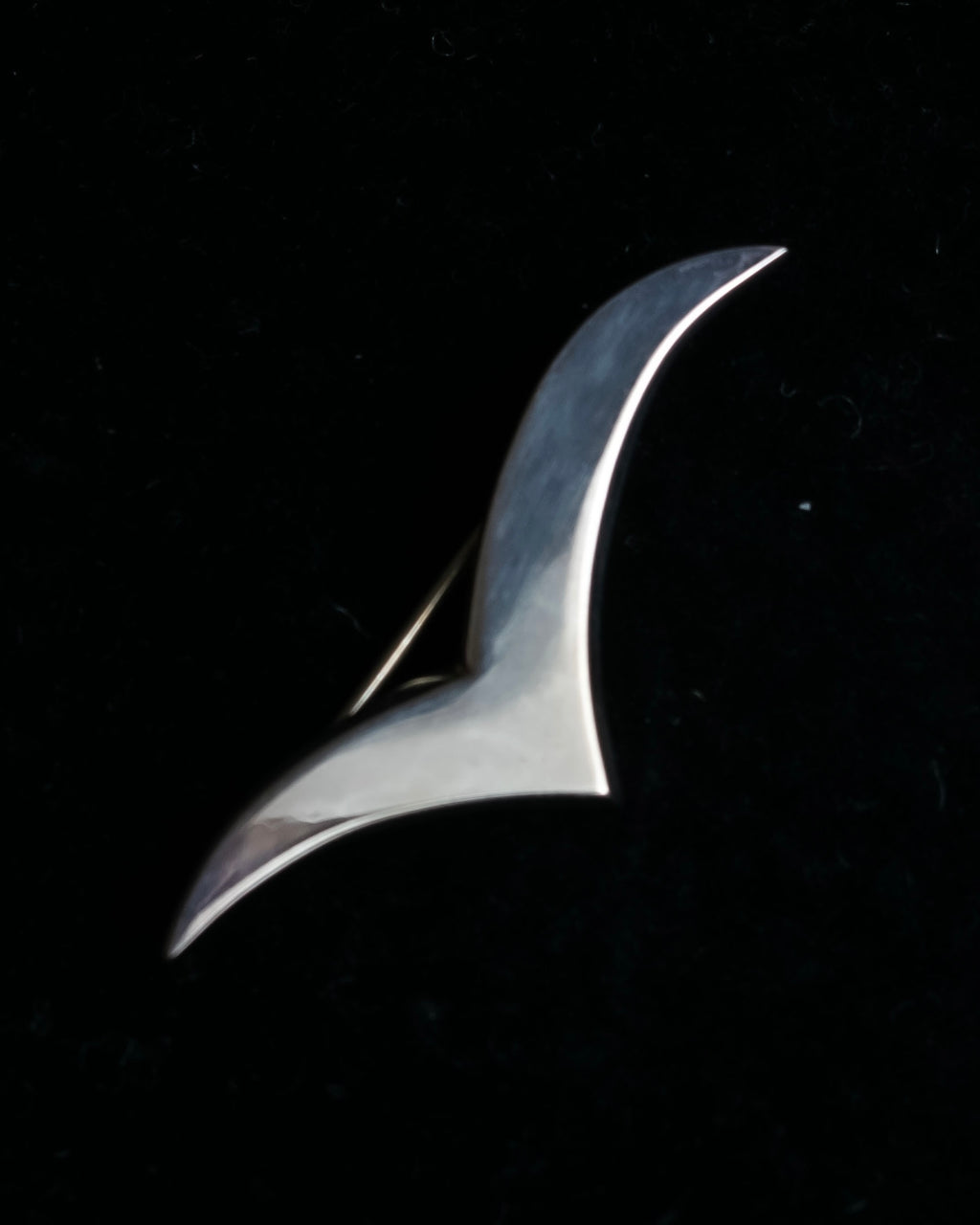 "Tiffany&Co" Seagull motif sterling silver brooch