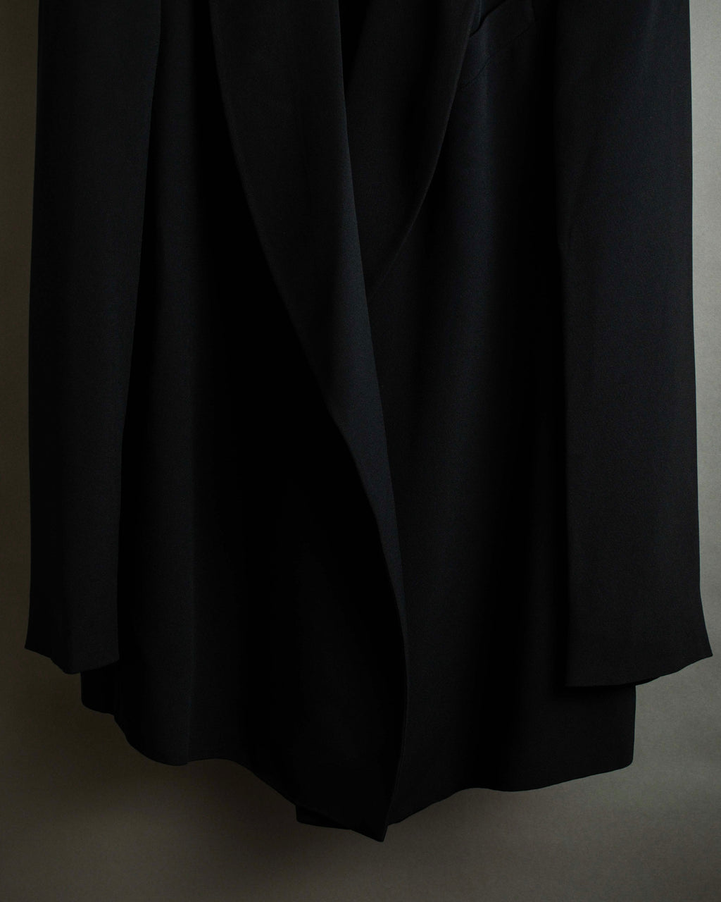 "GUCCI" Three-dimensional lapel design draped tailored jacket