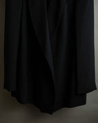 "GUCCI" Three-dimensional lapel design draped tailored jacket