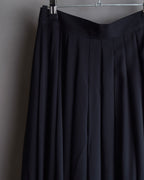 "Chloe" Fold-in pleats maxi length skirt