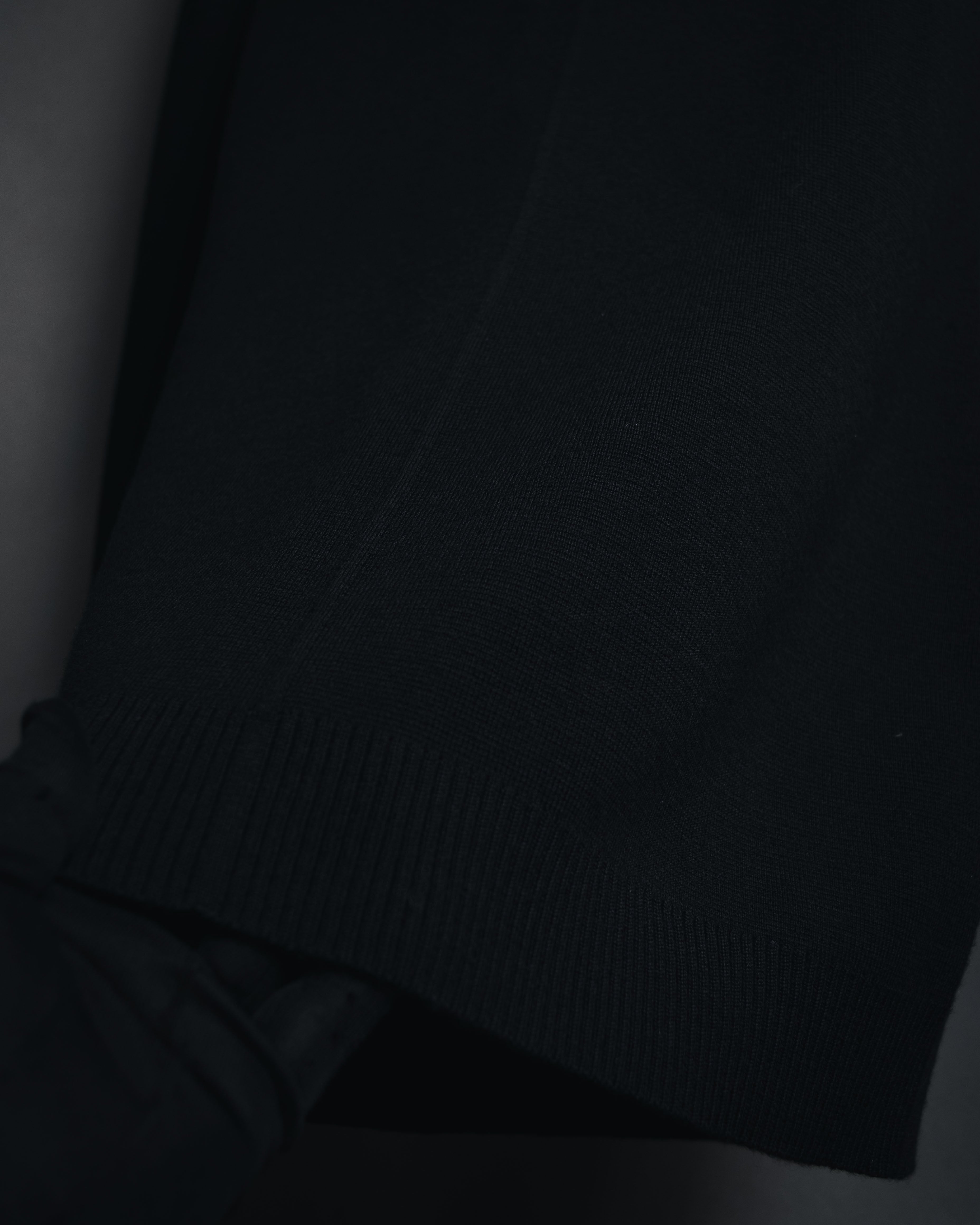 "HERMES" 00’s Minimal wool cashmere crewneck knit