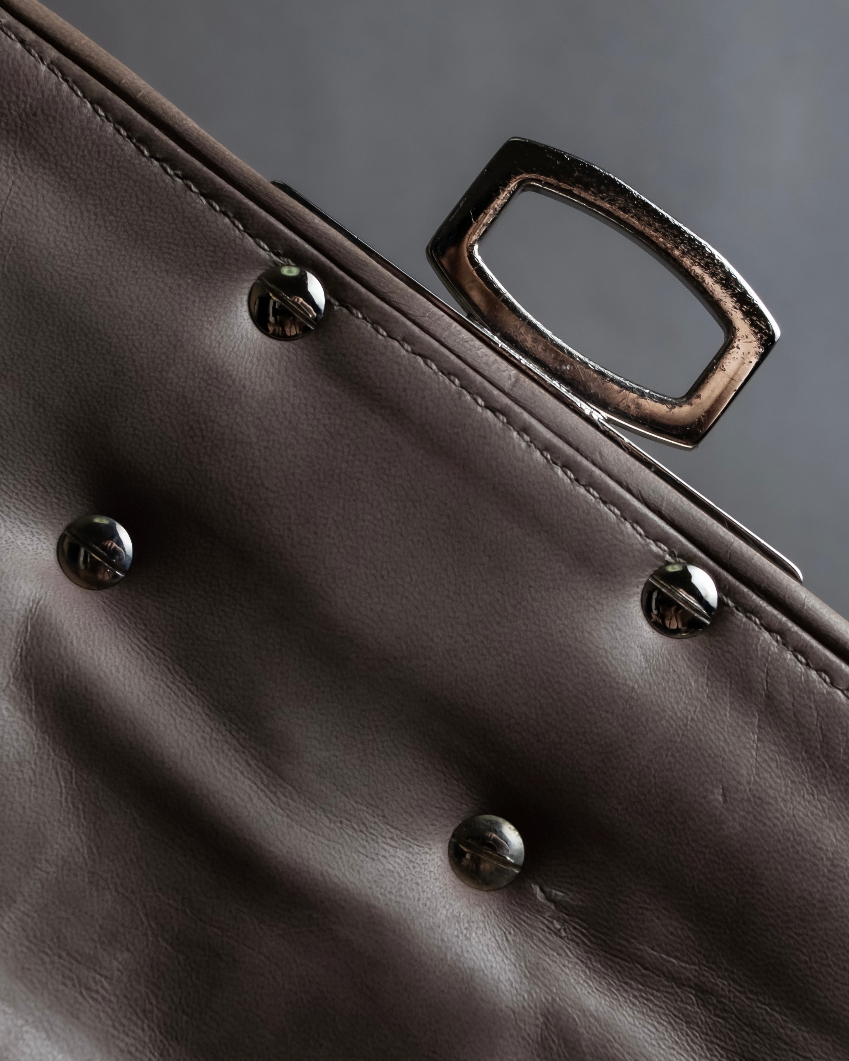 "BALENCIAGA" Three-way chain leather shoulder bag